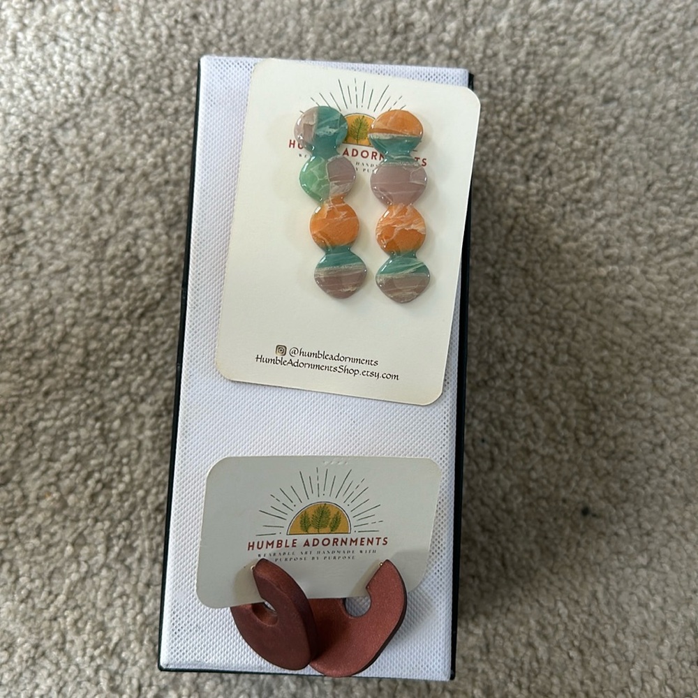 Nice earrings - 2 for the price of one
